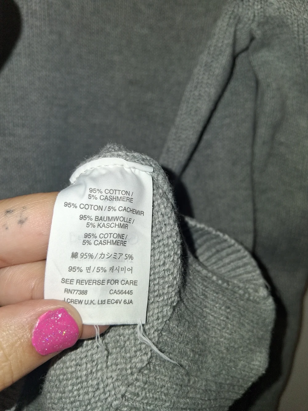 J. Crew light gray